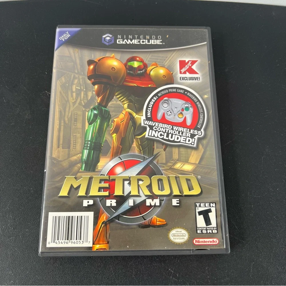 Metroid Prime K-Mart Exclusive Nintendo Gamecube Tested (NO WaveBird Controller)